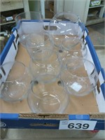 (8) Glass Vases Lot