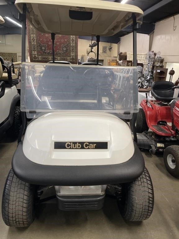 VERY NICE CLUB CAR GOLF CART WITH NEW BATTERIES