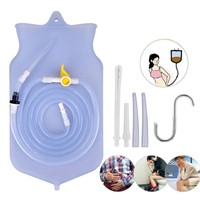 C289  MS.DEAR Enema Bag Kit 2L Silicone - Colon D