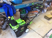 22'' electric snowblower