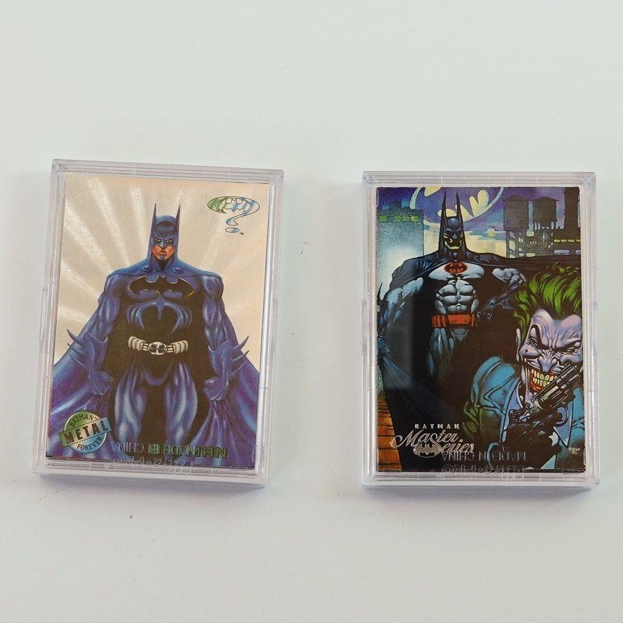 Fifty (50) Batman / DC Cards in Plastic Cases
