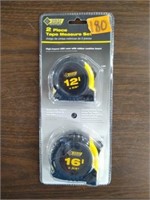 Steel Grip 2-pc Tape Measure Set; 12' & 16'