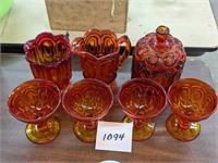 Red Glassware