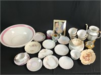 antique plates, etc