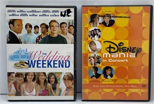 2Pcs DVD Set The Wedding Weekend + Disney Mania