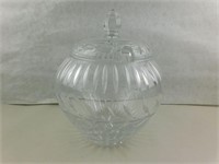 Large Cystal Vase With Top