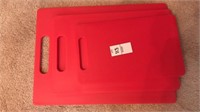 3 Cutting boards Poly graduated sizes