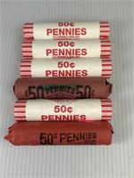 6 Rolls of Cents