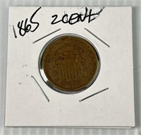 1865 2 Cent Piece