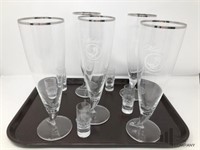 Set of Michelob Pilsner Glasses