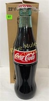 In box 23" Coca-Cola glass bottle-UPS ship only
