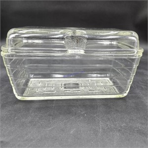 9 inch Glasbake Covered Loaf Pan