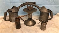 Craftsman OIler, Galvanized Oil Cans, etc