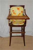 Vintage Wood High Chair