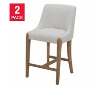 Aiden & Ivy - Fabric Counter Stool, 2-pack (new