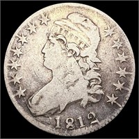 1812 Capped Bust Half Dollar LIGHTLY CIRCULATED