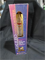 Unique Galileo Thermometer 11" Tall