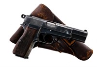 WWII German FN Hi-Power 9mm Semi Auto Pistol