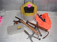 Minnow Bucket, Clay Pigeon Throwers & Misc.