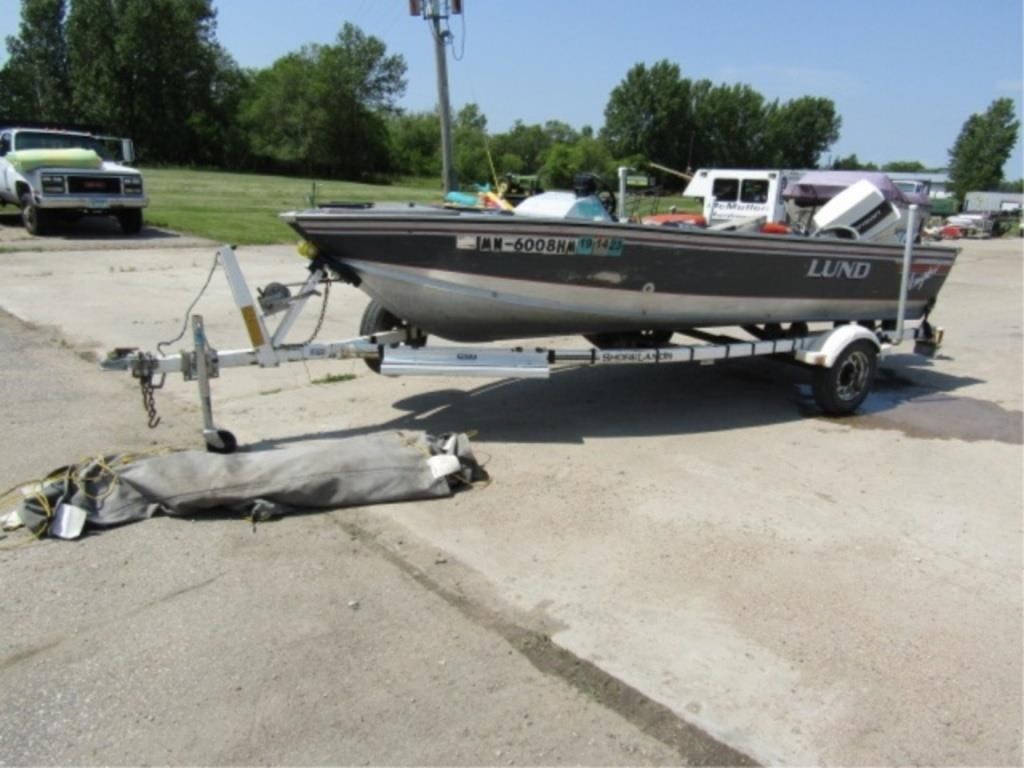 1991 Lund Angler 1600 16ft Johnson 60 VRO Outboard