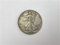 1947 D Walking Liberty Silver Half Dollar