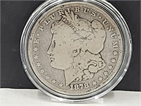 1878 Carson City Silver Morgan Dollar Coin
