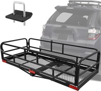 OUTPRIZE Hitch Cargo Carrier Rack, 60 x 24 x 14 In