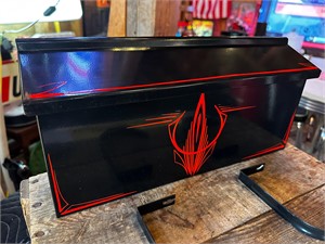 Hand Painted Pinstriped Hot Rod Mailbox