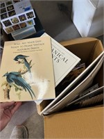 Audubon Prints & Assorted Art Supplies