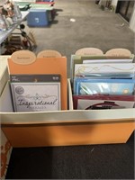 Assorted Cards & Storage Box