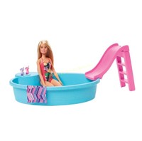 Kohls $24 Retail Barbie Doll and Pool Playset