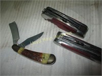 3pc Knives - Frost Cutlery Razor Trapper / 2pc NRA