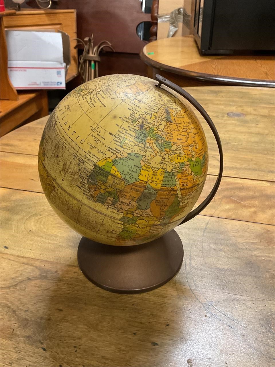 World globe 8” tall