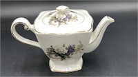 Crown Dorset, England Floral Design Teapot