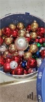 Collection of Multi Color Glass Christmas Balls