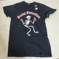 Social Distortion Skeleton T-Shirt, Size Small