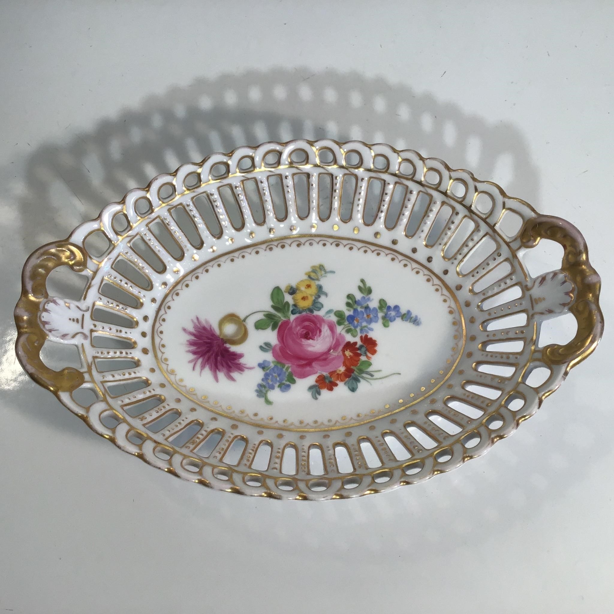 DRESDEN PORCELAIN PLATE