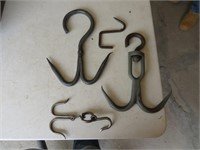 Vintage Meat Hooks