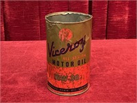 Rare Bradford Penn Oil TO Viceroy Oil Can