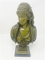 Italian Bronze Bust 12" x 8"