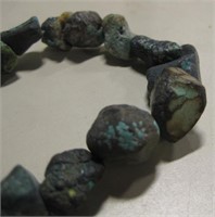SW Raw Turquoise Nugget Necklace