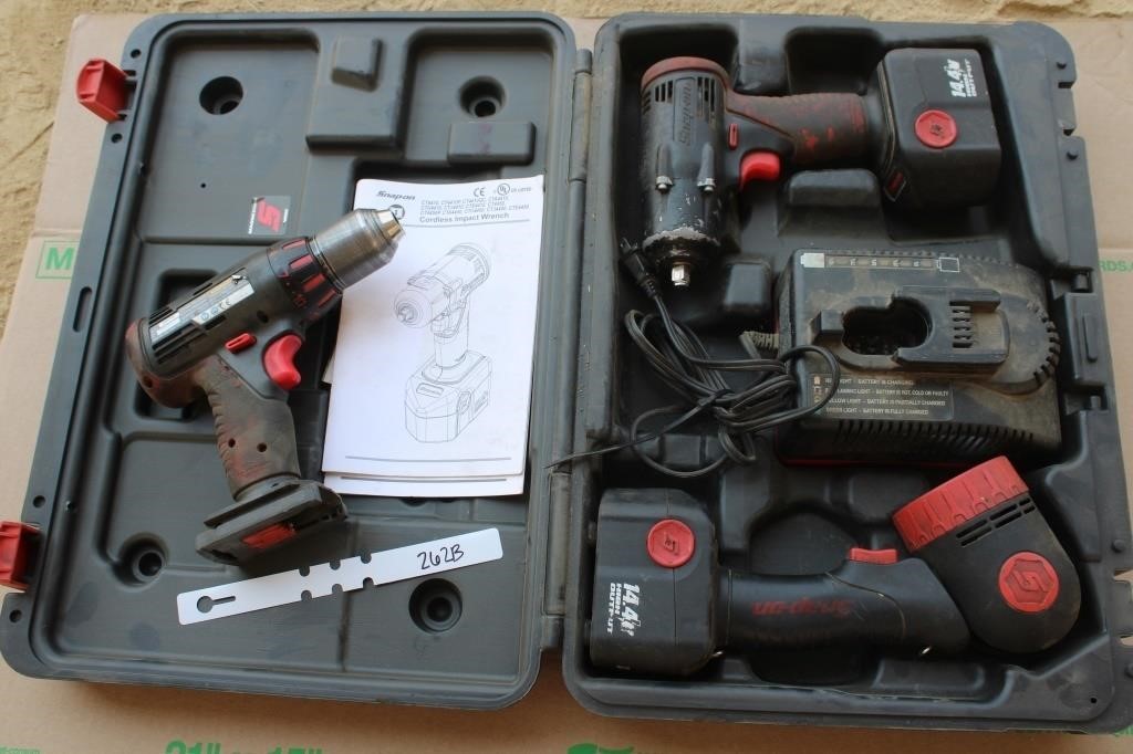 SnapOn cordless wrenches and drills