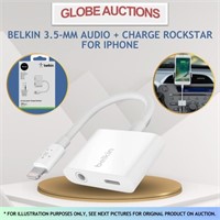 BELKIN 3.5-MM AUDIO + CHARGE ROCKSTAR FOR IPHONE