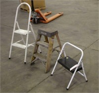 (3) Step Stools-1ft, 2ft & 3ft