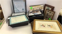 Assortment of picture frames