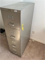 4 drawer file cabinet- no lock or key
