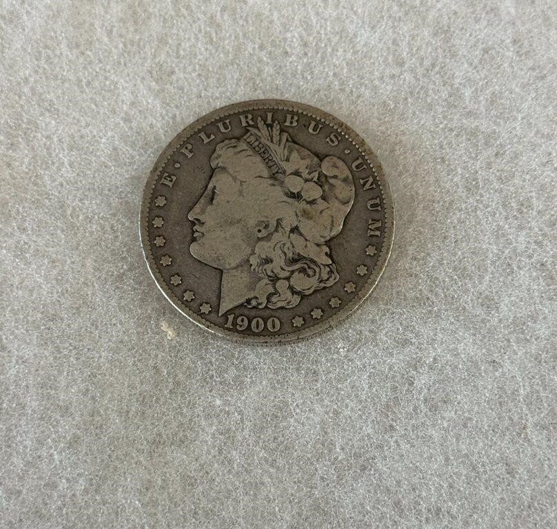 1900  O Morgan Silver Dollar