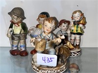 Occupied Japan Hummel Style porcelain figurines