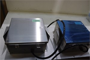 (2) STAINLESS ENCLOSURE POWER SUPPLY