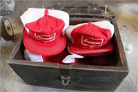 New Old Stock Kewanee Farm Hats in Vintage Chest